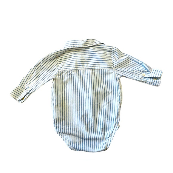 Striped button onesie - Picture 2 of 2